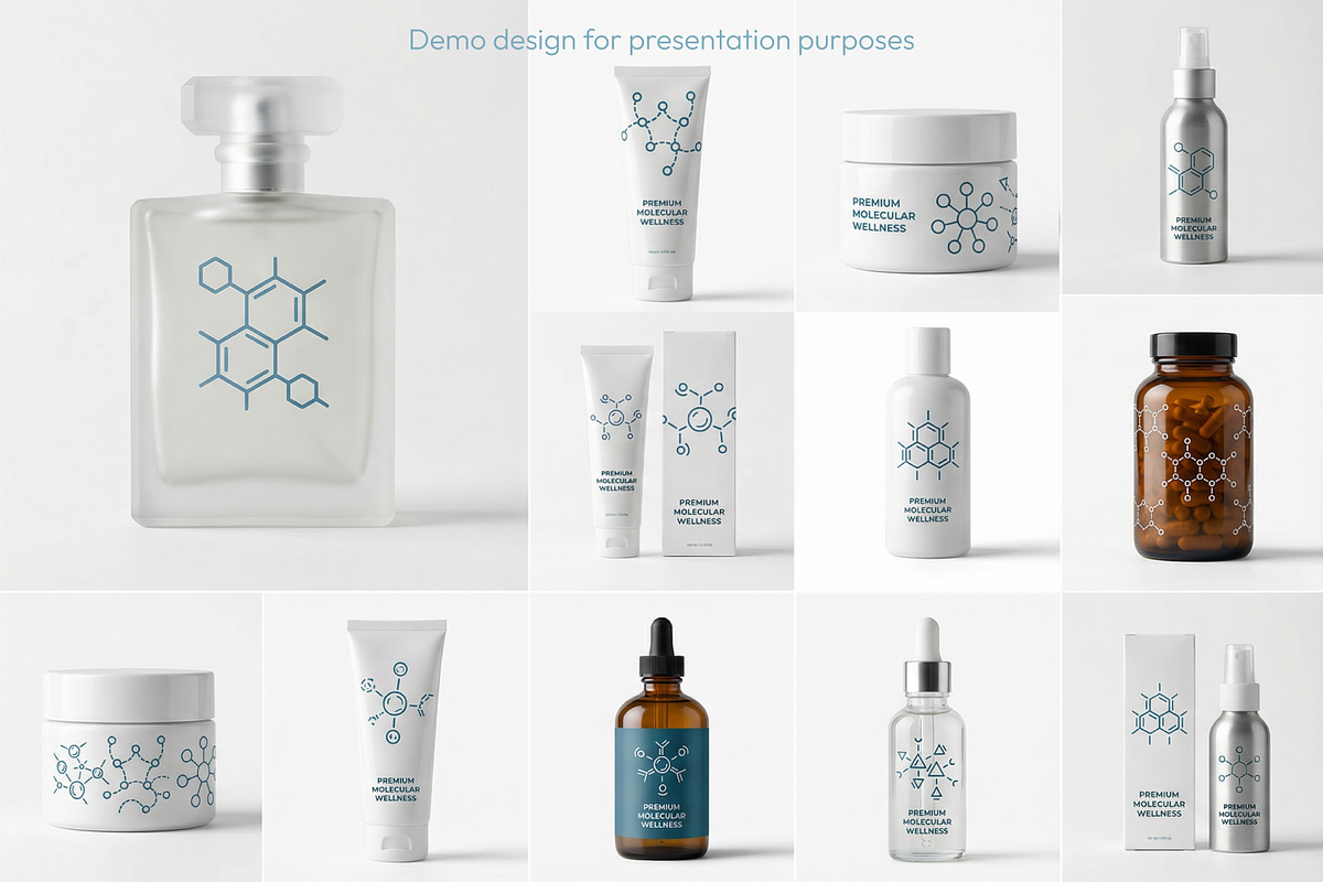 Molecular & Science-Inspired Vector, a Healthcare Illustration by Ilia Design (Photo 10 of 11)