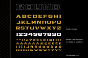 Cornerback Display Typeface, a Font by Field Brandz (Thumbnail 5 of 6)