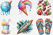 Funky Summer Sublimation Clipart, an Illustration by Designking (Thumbnail 4 of 4)