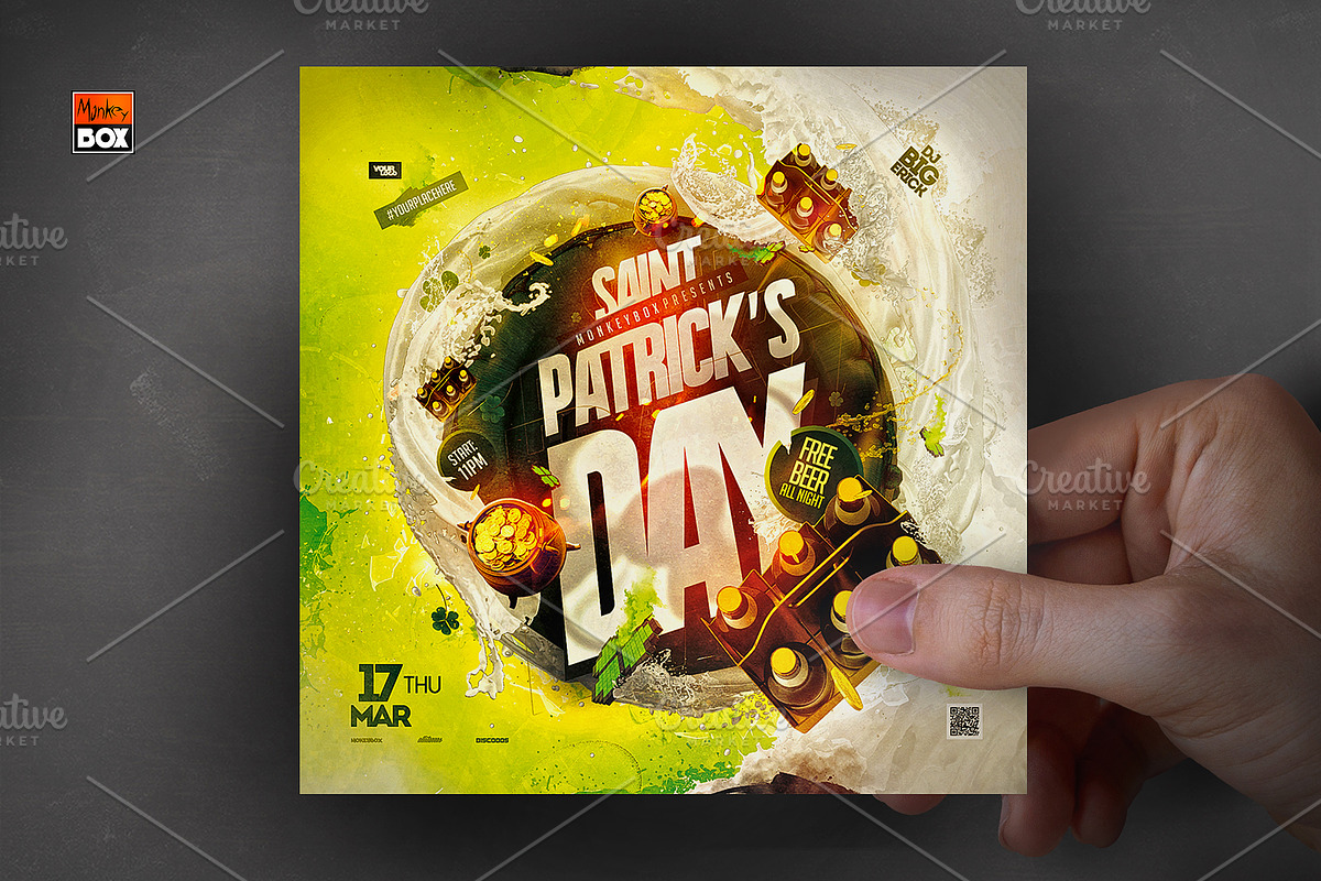 Saint Patricks Day Flyer Template, a Flyer Template by MonkeyBOX (Photo 3 of 3)