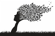 Tree Woman Laser Cut Bundle, an Object Graphic by BIPLOB EXPERT (Thumbnail 7 of 11)