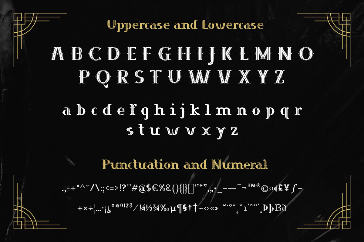 MORQA - Display Font, a Blackletter Font by trabaskriya (Photo 5 of 8)