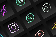 Neo Social | Social Media 3D Icons, an Object 3D Model by Iqonic Design (Thumbnail 6 of 8)