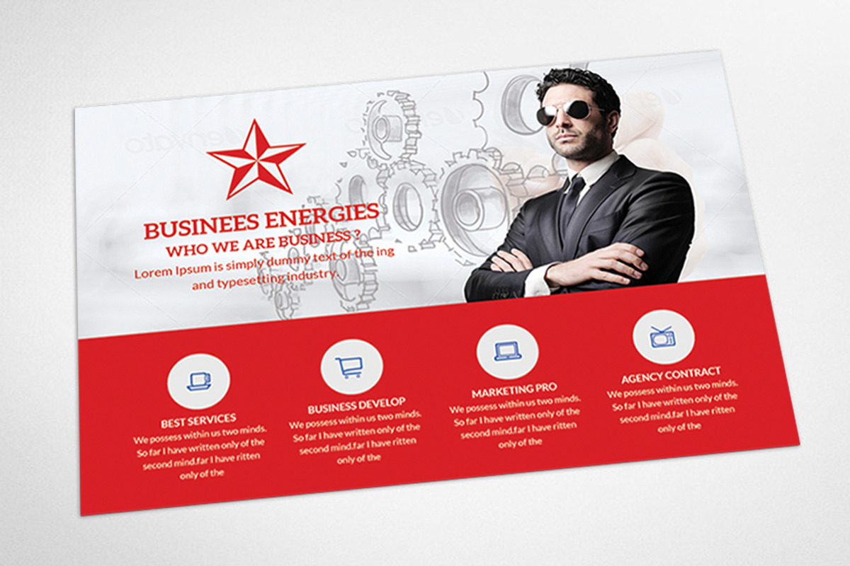 Corporate and Business Post Card, a Card Template by AfzaalGraphics (Photo 3 of 4)