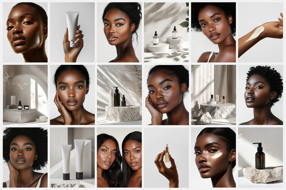 Melanin Skincare Stock Photos, a Beauty & Fashion Photo by COCO Designs (Photo 5 of 20)