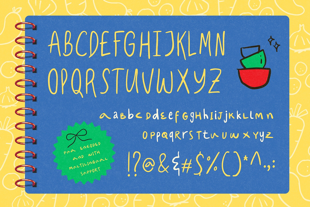 Summer Market Simple Handwriting, a Handwritten Font by Sloulyfe (Photo 7 of 10)