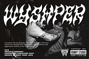 Wyshper Bold Crossover Hardcore Font, a Font by Ronny Studio (Thumbnail 1 of 9)