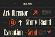 Quietness Condensed, a Serif Font by Aksapix Studio (Thumbnail 6 of 10)