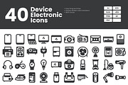 Device Electronic Icons, a Solid Icon by erifqizeicon (Thumbnail 2 of 3)