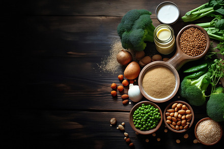 Selection of plant based protein sources