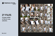 T-Shirt Mockup, a Shirt Mockup by Freeman Studio (Thumbnail 4 of 15)
