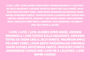 Gum Drop Pop Font, a Font by Miss Tiina (Thumbnail 5 of 5)