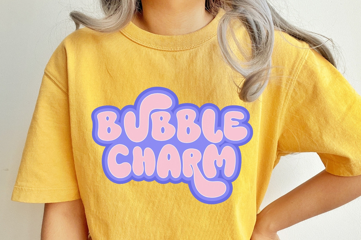 Bubble Mood - Fun Bubble Mix Font, a Handwritten Font by SaktiAvellin (Photo 6 of 8)