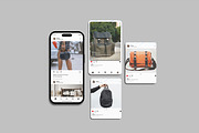 Instagram Post Mockups, an Advertising Mockup by Alhaytar (Thumbnail 2 of 4)