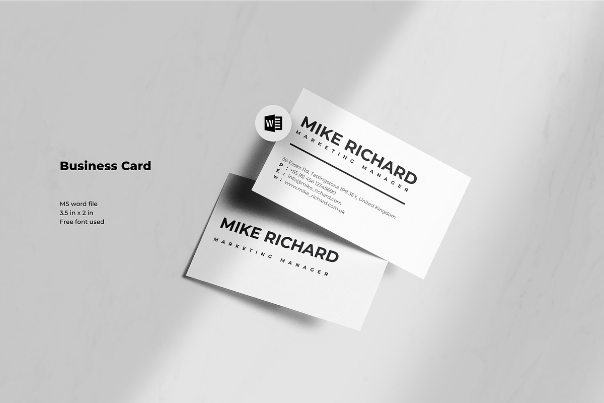 Black Resume and Business Card, a Resume Template by Lunaria (Photo 6 of 8)