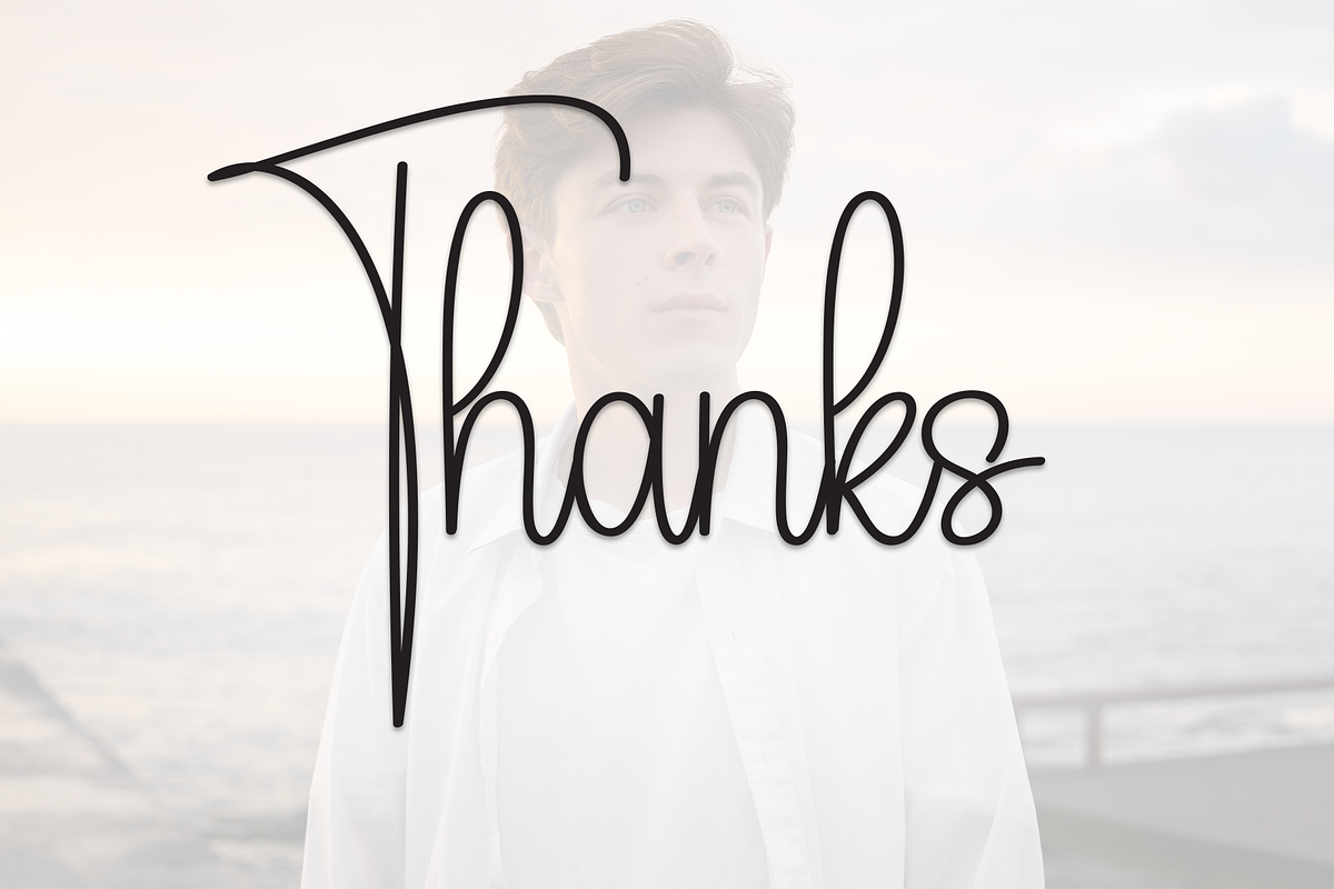 Singleboy | Script Font, a Handwritten Font by Scratchones (Photo 9 of 9)
