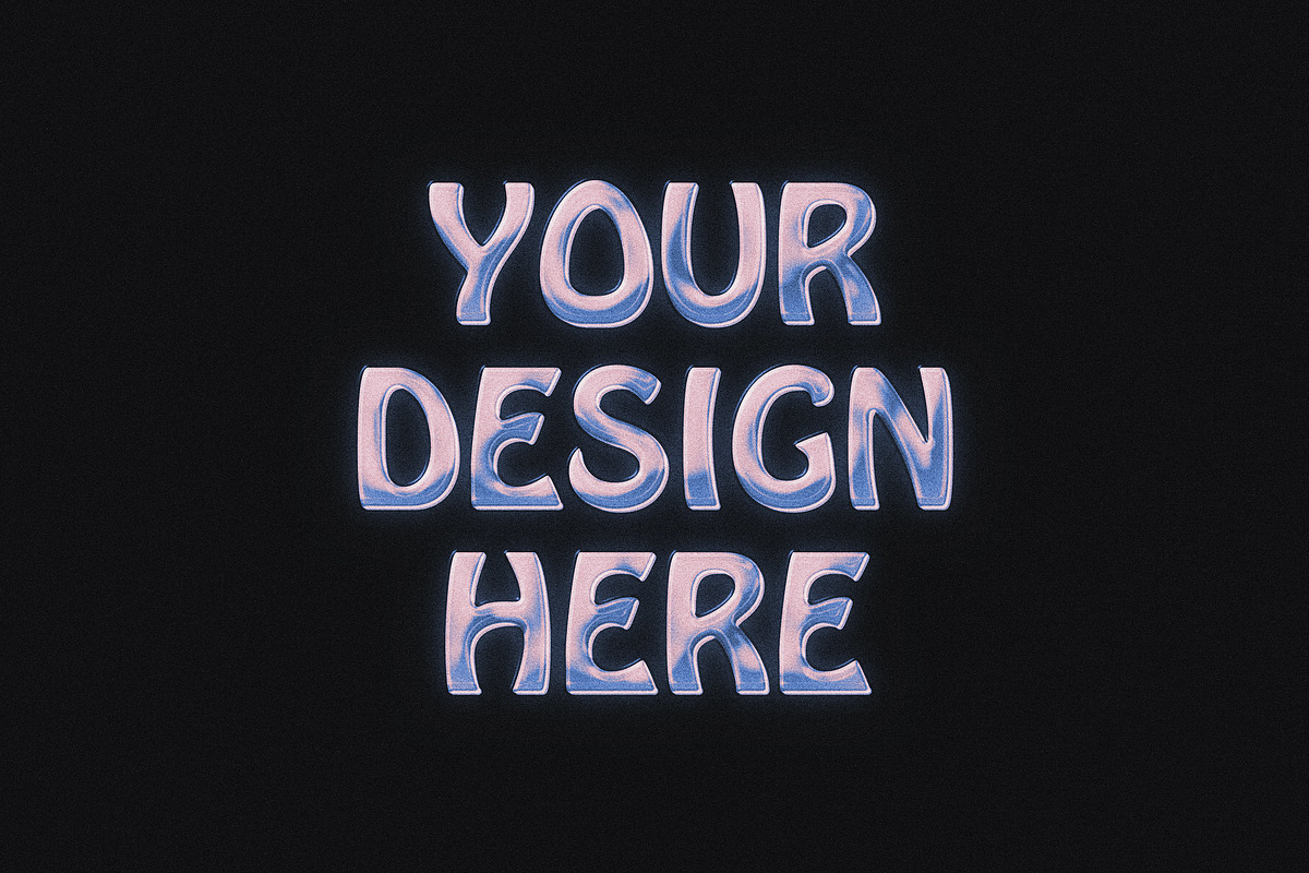 Retro Chrome Text & Logo Effect, a Layer Style Add-On by Design Squad (Photo 4 of 4)