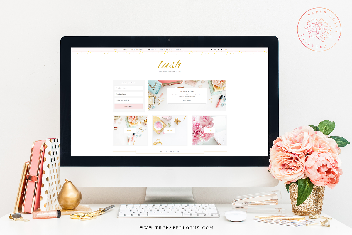 Lush 2.0 Genesis Wordpress Theme, a WordPress Template by Studio Sirona (Photo 2 of 3)