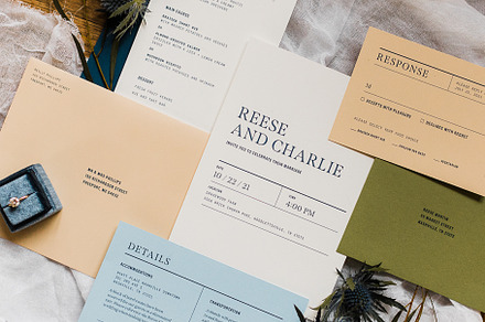 The Explorers Wedding Suite, an Invitation Template by Heart to Heart Paper Co
