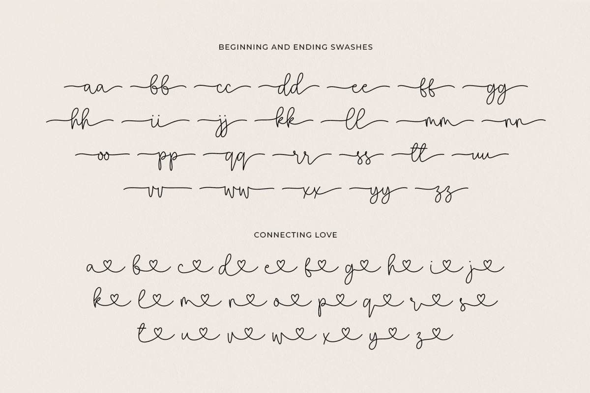 Love Self | Lovely Script Font, a Script Font by Heinzel Std (Photo 13 of 15)