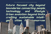 Menscity Futuristic Sporty Sans, a Sans Serif Font by timelesstype.co (Thumbnail 7 of 20)