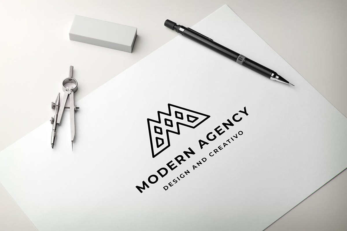 Modern Agency Letter M Logo, a Branding & Logo Template by Design_Planet (Photo 3 of 5)