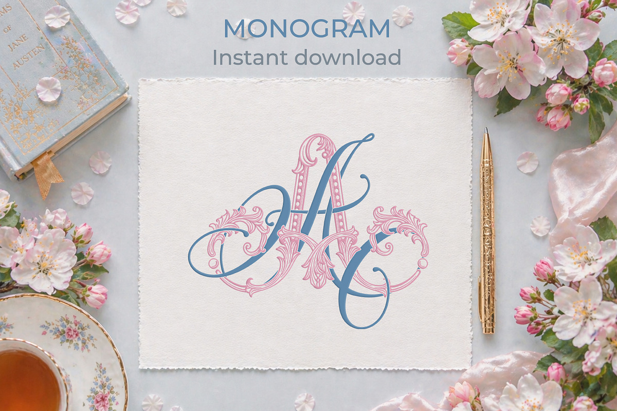 AA Wedding Monogram Logo, a Branding & Logo Template by LogoAV (Photo 8 of 11)
