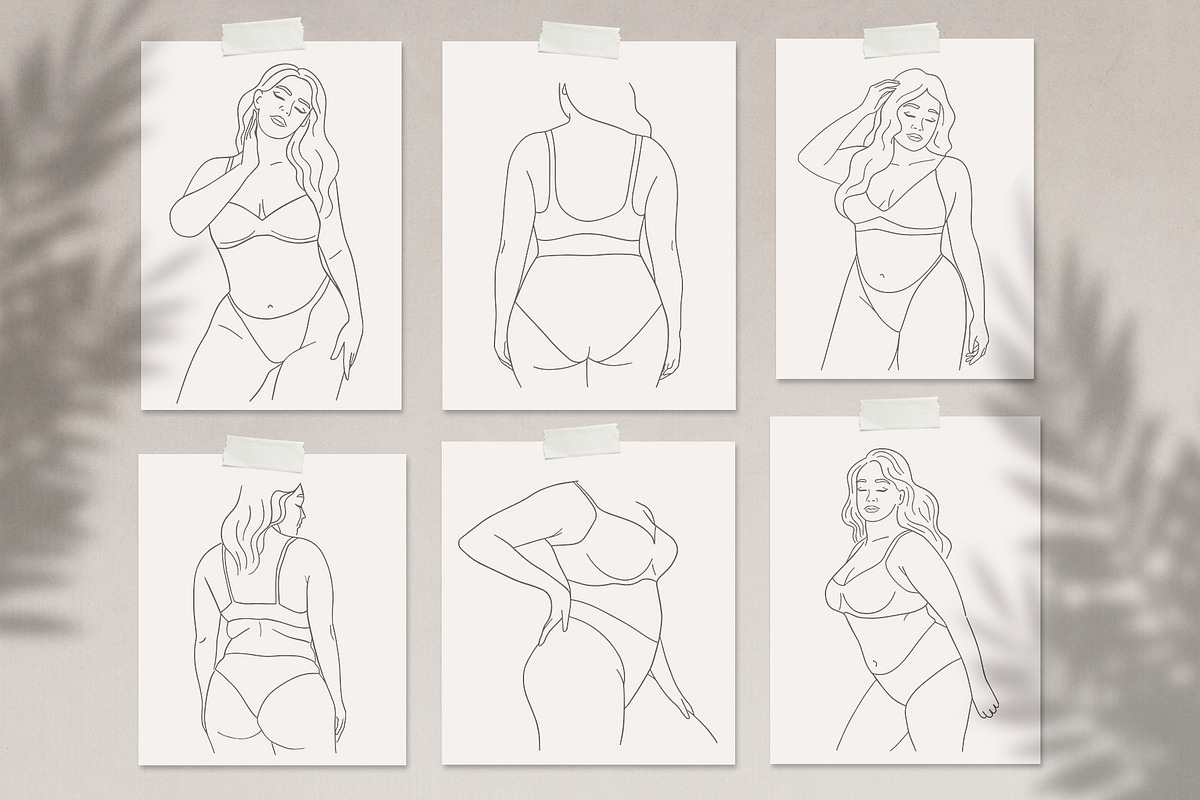 Women BUNDLE, a Person Illustration by mejorana (Photo 18 of 26)