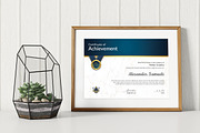 Award Certificate Template, a Stationery Template by ResumeDevisers (Thumbnail 4 of 6)