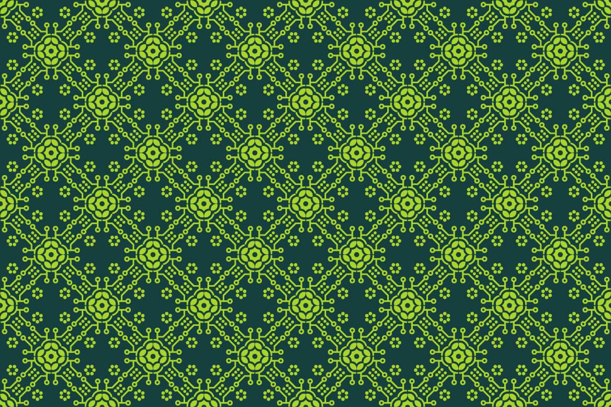 Abstract Green Seamless Pattern, a Pattern Graphic by Mightyfire
