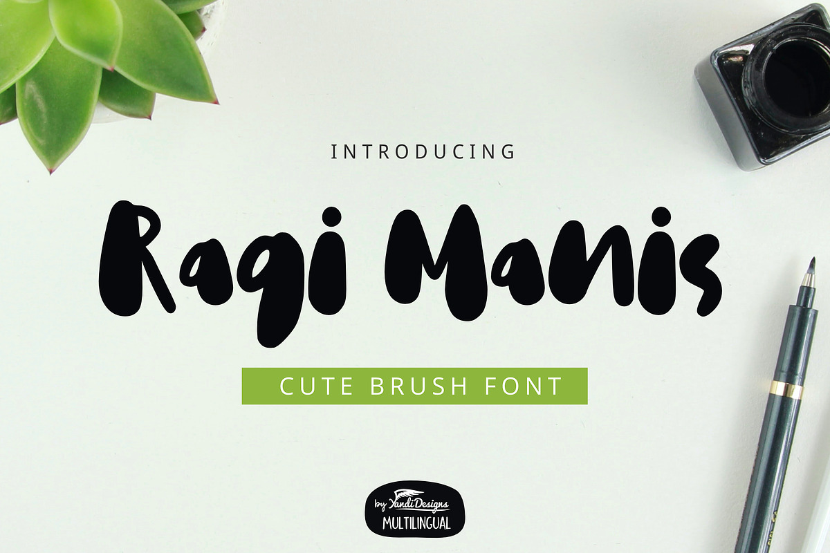 Ragi Manis Font, a Font by YandiDesigns (Photo 1 of 4)