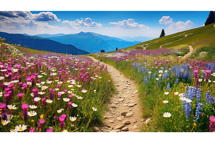 scenery nature road alpine landscape, a Nature Photo by pikepicture