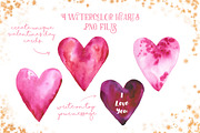 Be my Valentine - watercolor set, an Illustration by Charushella (Thumbnail 5 of 9)