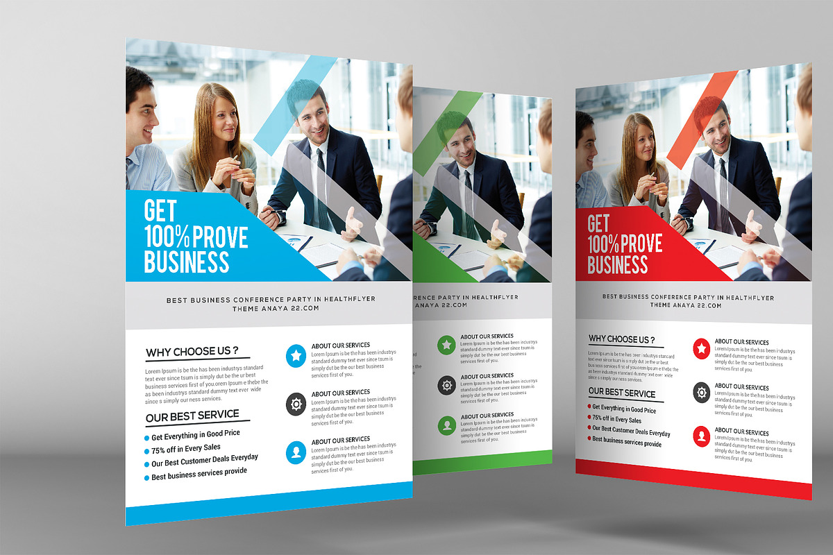 Accounting Firm Flyer Template, a Flyer Template by graphicforest (Photo 3 of 3)