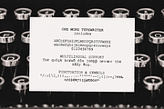 One More Typewriter font, a Serif Font by Ana's Fonts (Thumbnail 3 of 10)