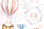 Spring Easter Bunnies Watercolor, an Animal Illustration by Catherine Wheel (Thumbnail 9 of 12)