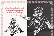 Rodeo Girls Clipart, Cowgirl Set, a Person Illustration by The October Creative (Thumbnail 3 of 7)