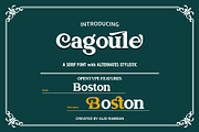 Cagoule Modern/Vintage Display Font, a Font by Aldiwangsadipa (Thumbnail 2 of 7)
