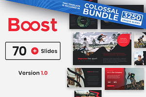 Boost Sports Powerpoint template