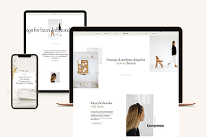 Arlie: Squarespace 7.1 Template