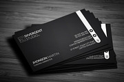 Sleek & Clean Business Card, a Business Card Template by Divergent Studio (Thumbnail 1 of 3)