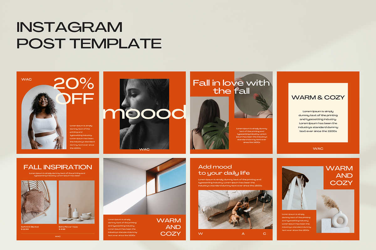 Mood Fall IG Post & Stories Template, a Social Media Template by Rumiz Design (Photo 5 of 13)