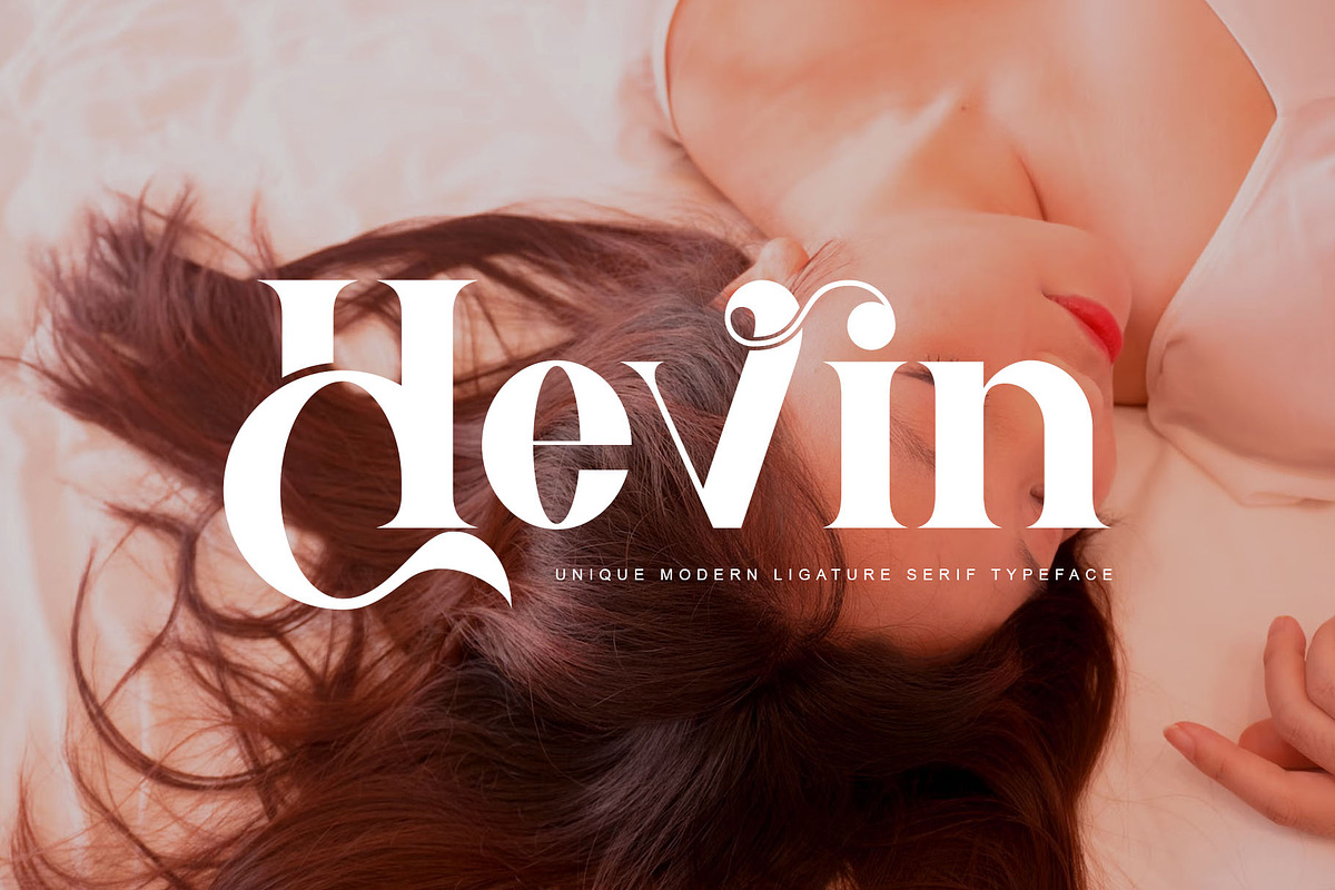 Hevin Ligature Serif Typeface, a Serif Font by yaqublekker (Photo 1 of 10)