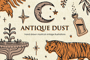 Antique dust illustrations kit