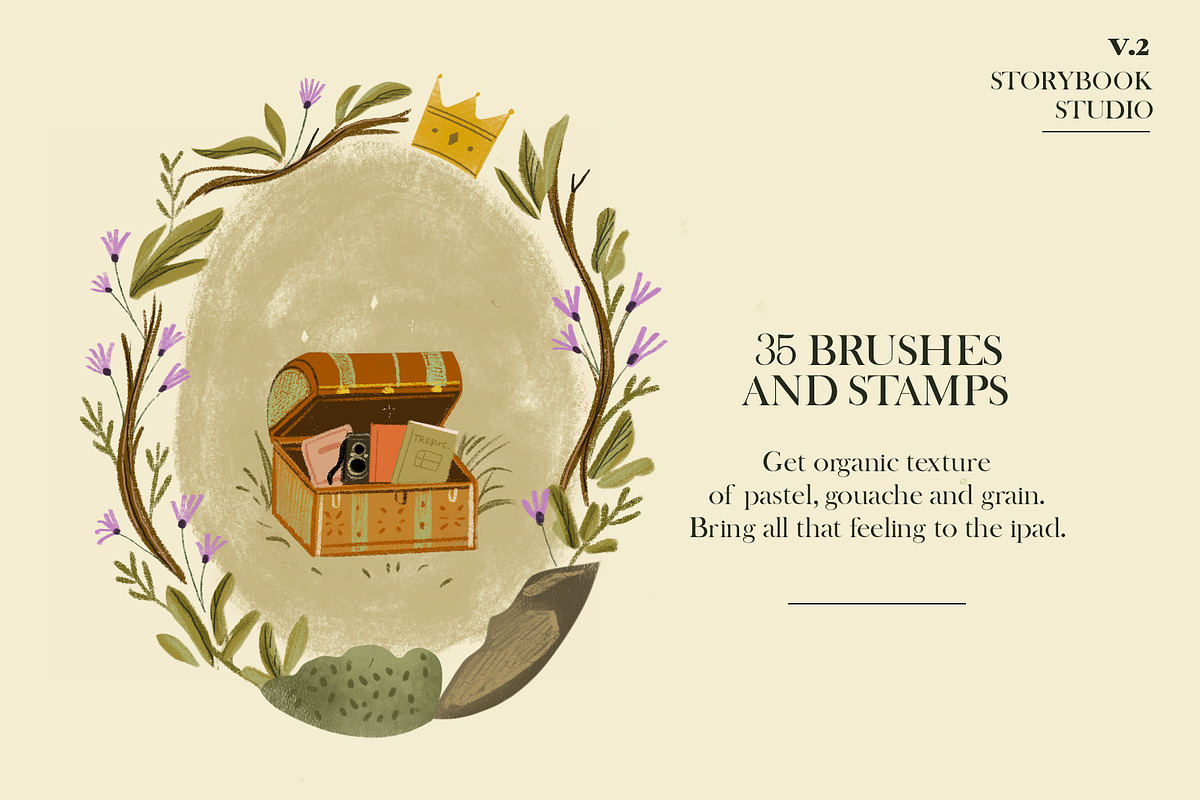 Storybook studio v.2 procreate, a Brush Add-On by Eliza Moreno Illustration (Photo 2 of 9)