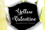 Yellow Valentine, a Script Font by Gia Letter (Thumbnail 1 of 6)
