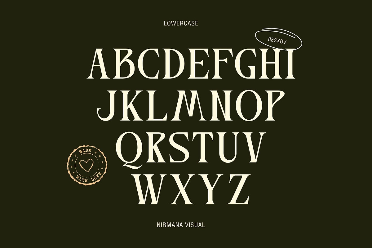 Besxov - Blackletter, a Blackletter Font by Nirmana Visual (Photo 6 of 9)