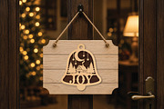 Joy Christmas Bell Ornament SVG, an Object Graphic by DreamPrint404 (Thumbnail 3 of 4)