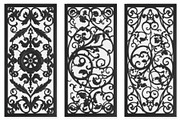 Decorative Floral Panel Silhouette, an Illustration by musafir_fashion (Thumbnail 16 of 21)