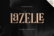 Lazelle Serif with Bold Elegance, a Serif Font by Annivers Type (Thumbnail 1 of 10)